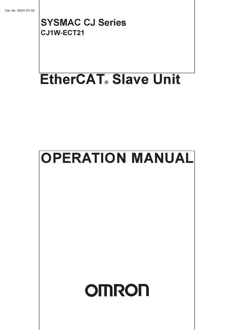 Omron CJ1W- ECT21 Operation manual