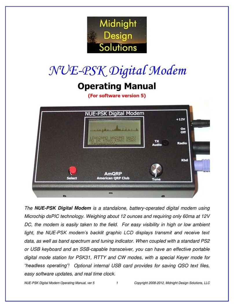 Midnight Design Solutions NUE-PSK User manual