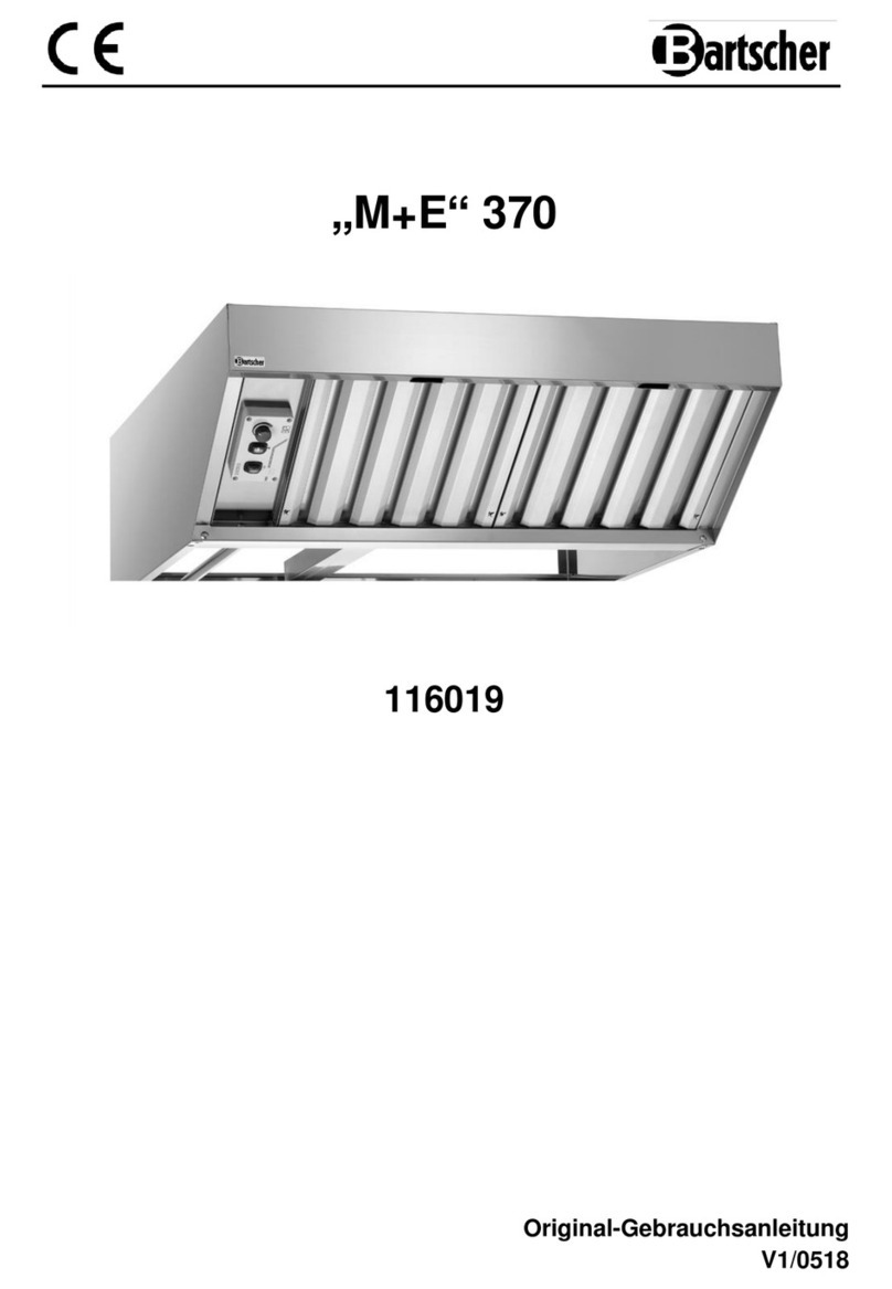 Bartscher M+E 370 instruction manual