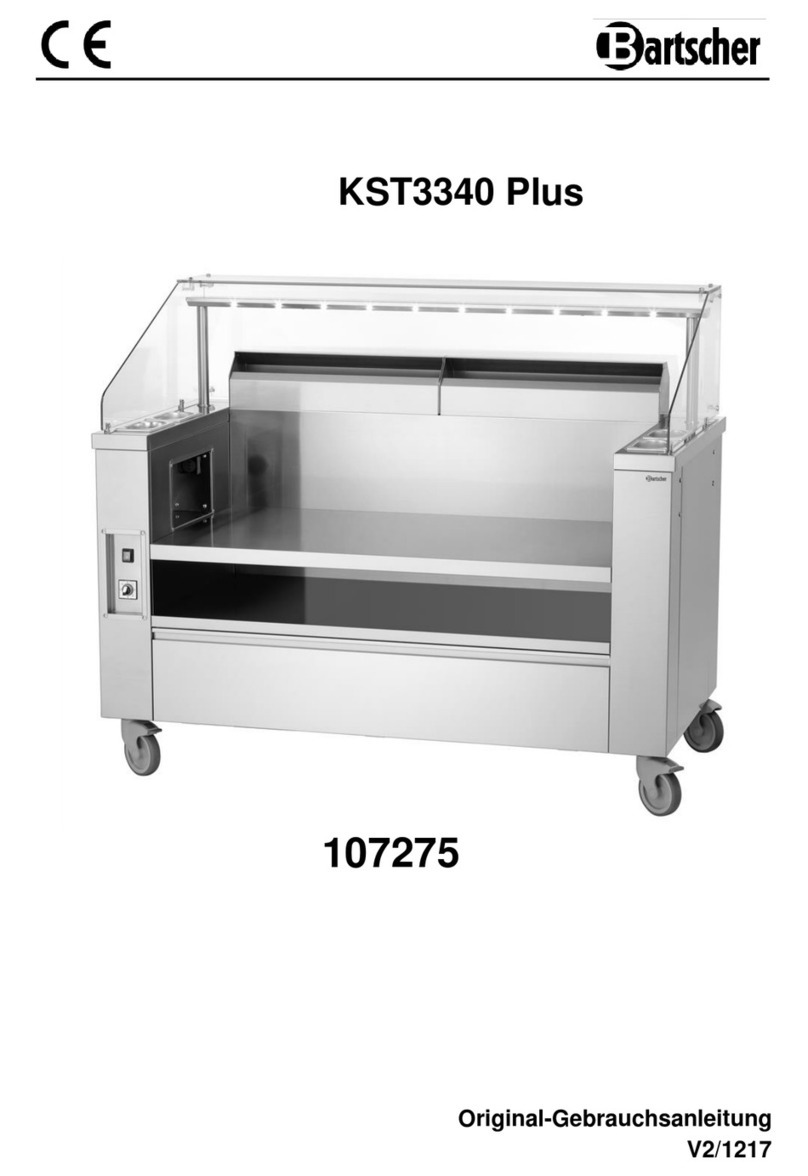 Bartscher KST3340 Plus User manual