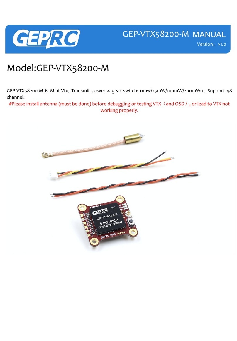 GEPRC GEP-VTX58200-M manual