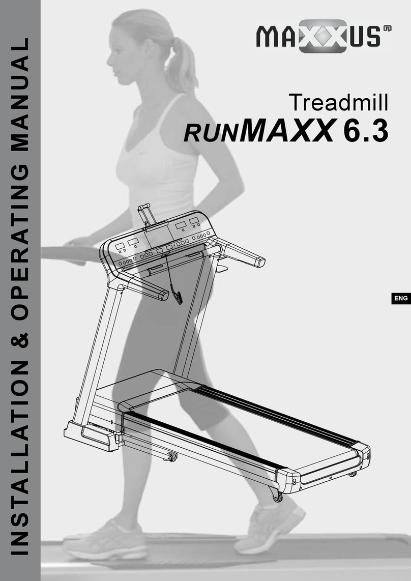 Maxxus RunMaxx 6.3 Installation instructions