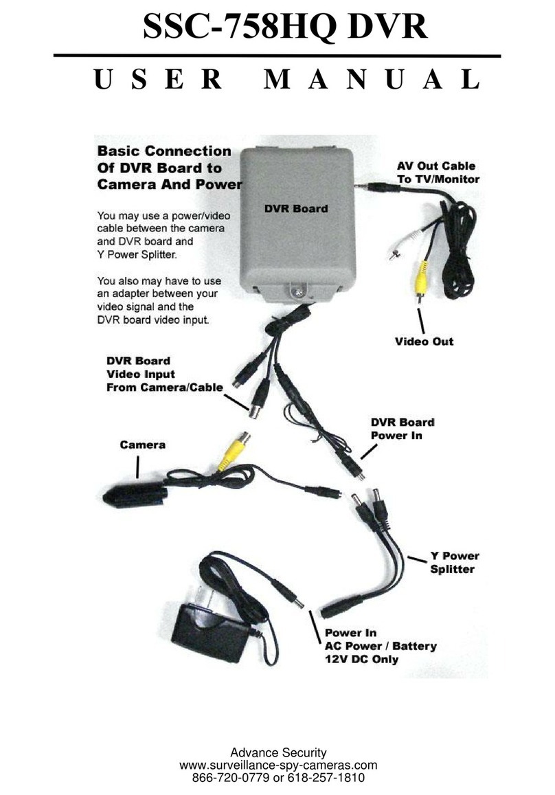 Advance Security SSC-758HQ user manual