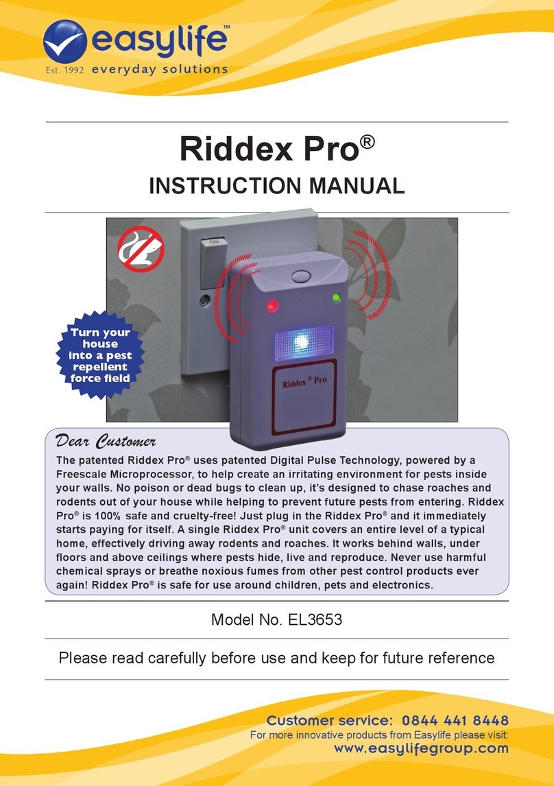Easylife Riddex Pro instruction manual