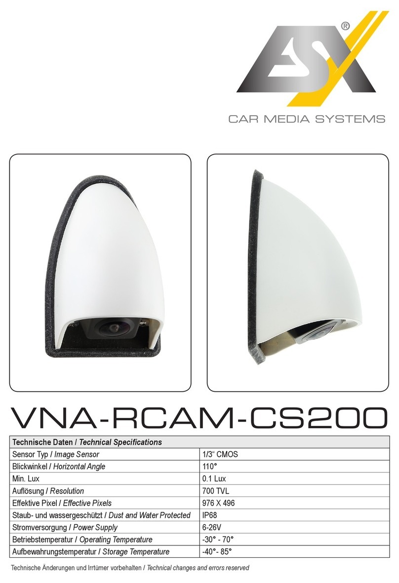 ESX VNA-RCAM-CS200 User manual