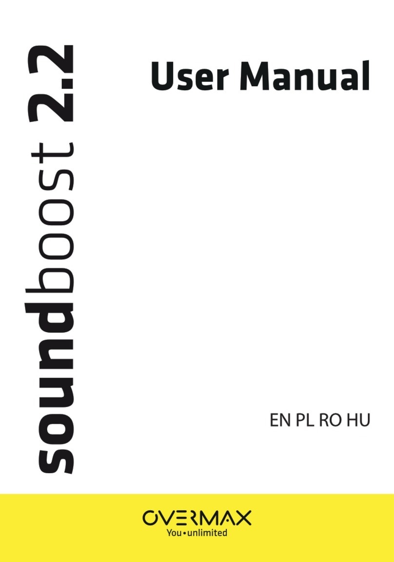 Overmax SoundBoost 2.2 user manual
