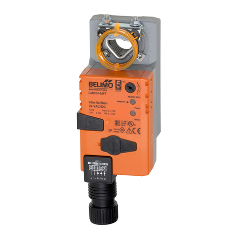 Belimo LMB24-MFT quick start guide Belimo LMB24-MFT quick start guide