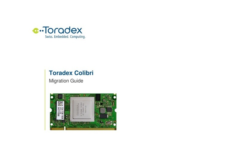 Toradex Colibri PXA270 Migration guide