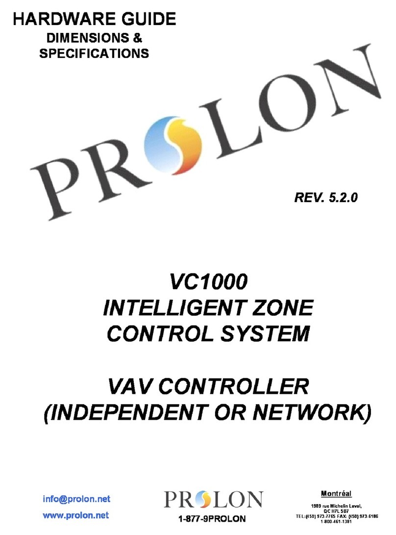 Prolon VC1000 Hardware guide