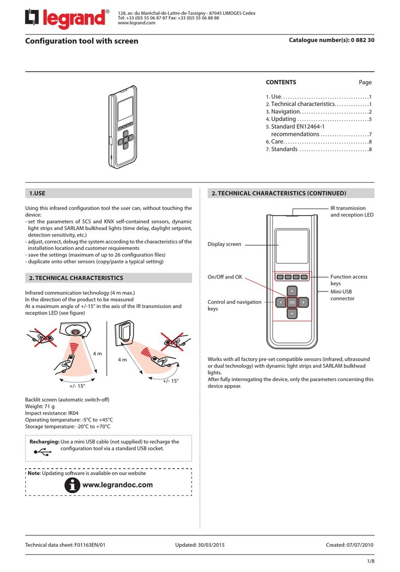 LEGRAND 0 882 30 Technical data sheet