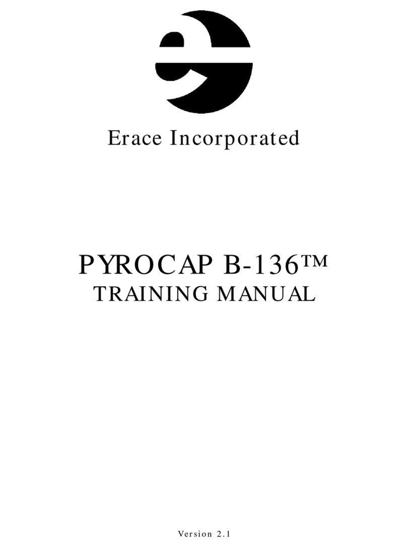 Erace Incorporated PYROCAP B-136 Installation guide