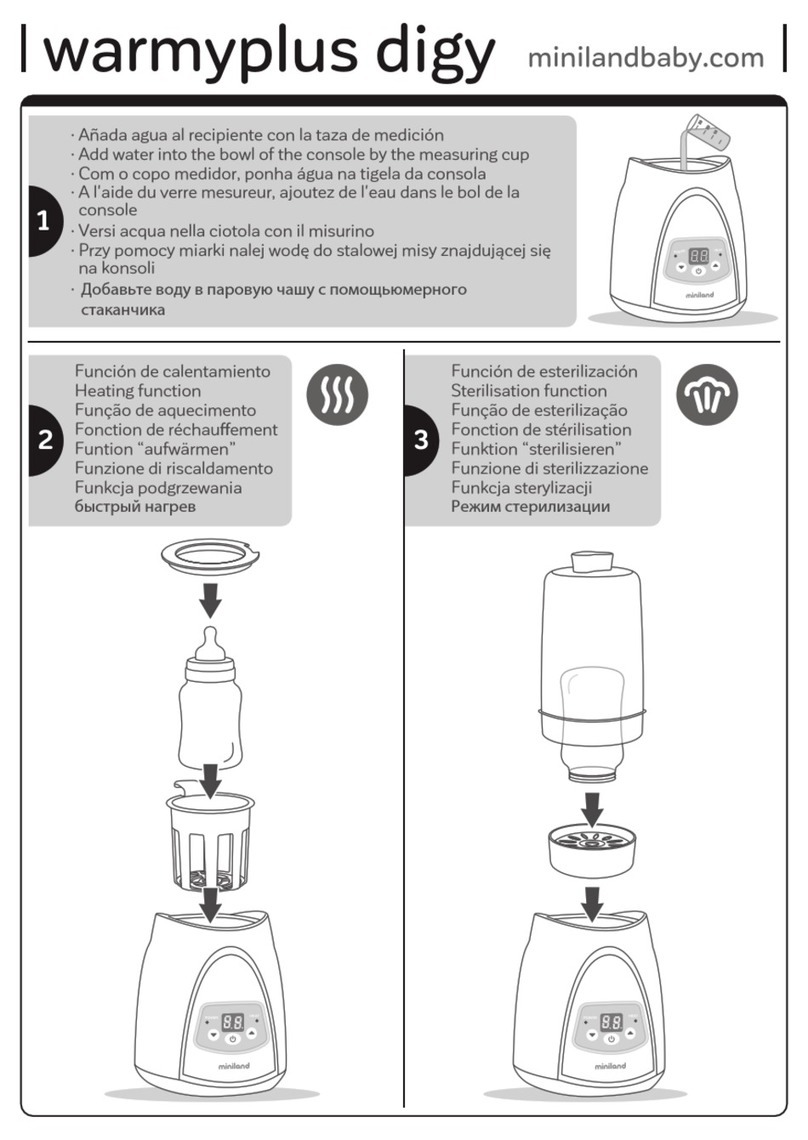 miniland Warmyplus digy quick start guide