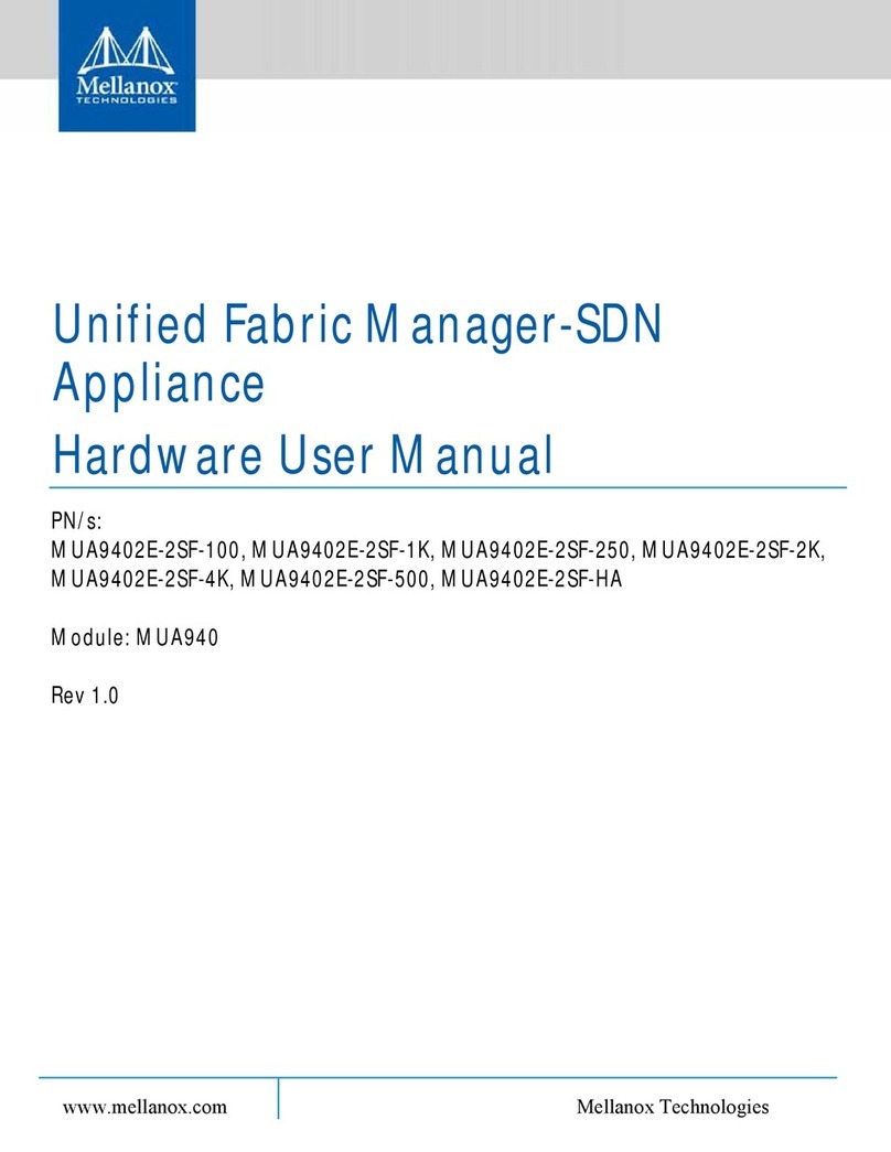 Mellanox Technologies MUA9402E-2SF-100 Hardware user manual