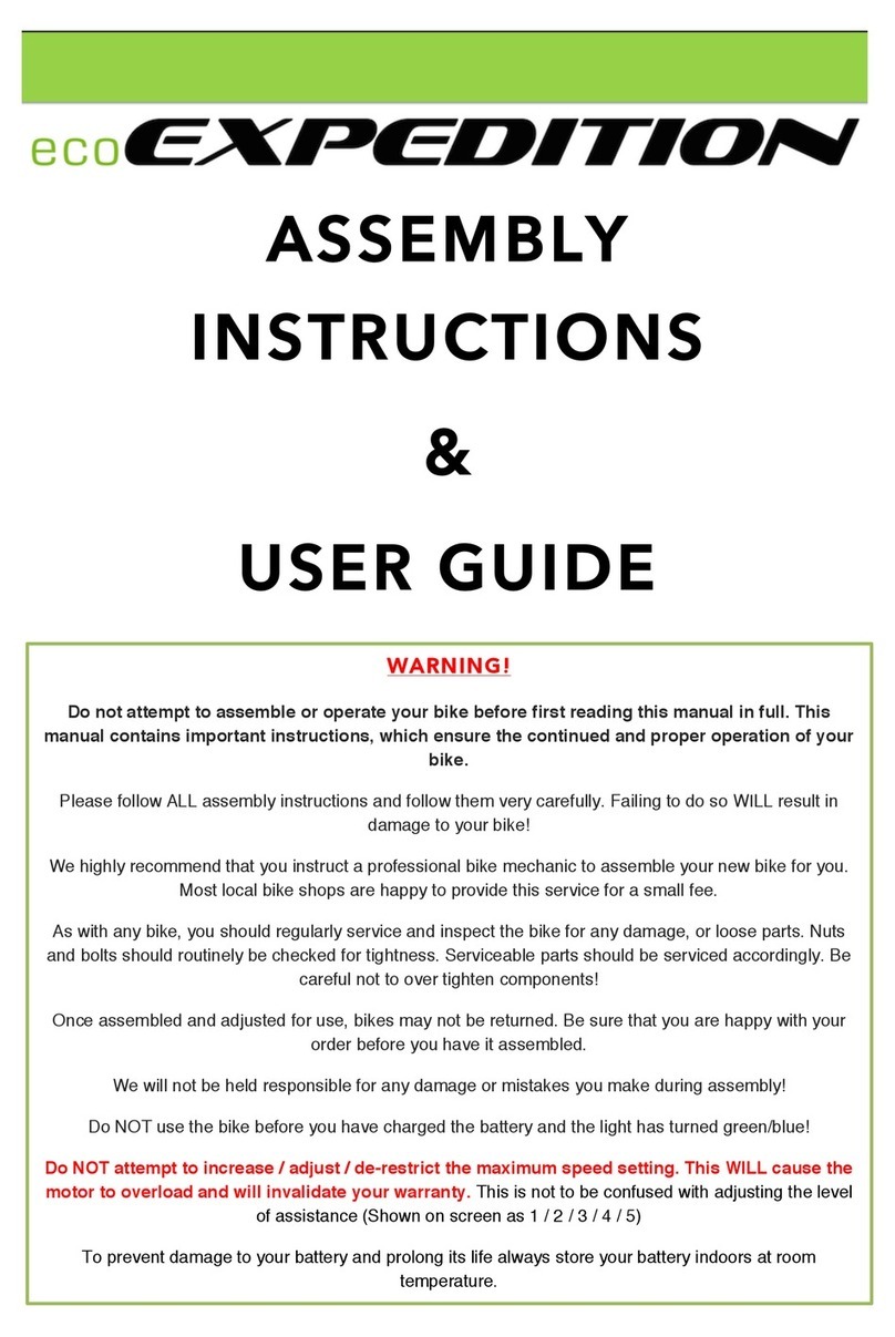 Eco Expedition Eco Expedition Assembly Instructions & User Guide