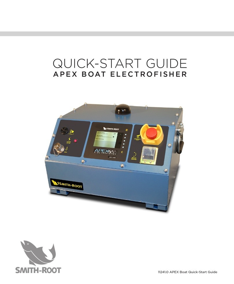 Smith-Root APEX BOAT ELECTROFISHER User manual