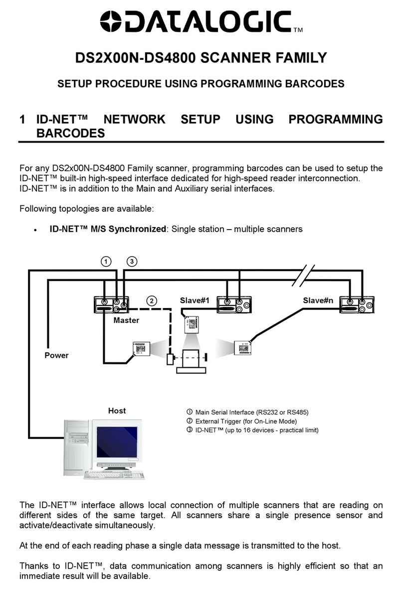 Datalogic DS2x00N-DS4800 Series Setup Procedure Using Programming Barcodes