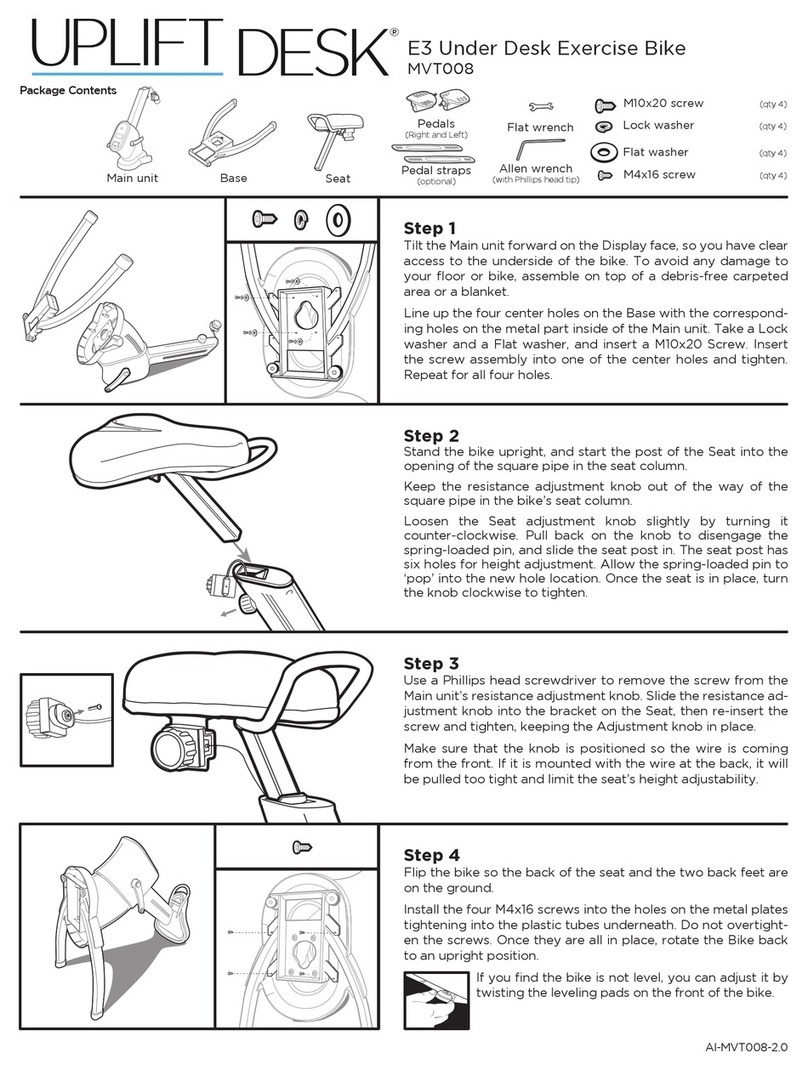 Uplift Desk E3 instructions
