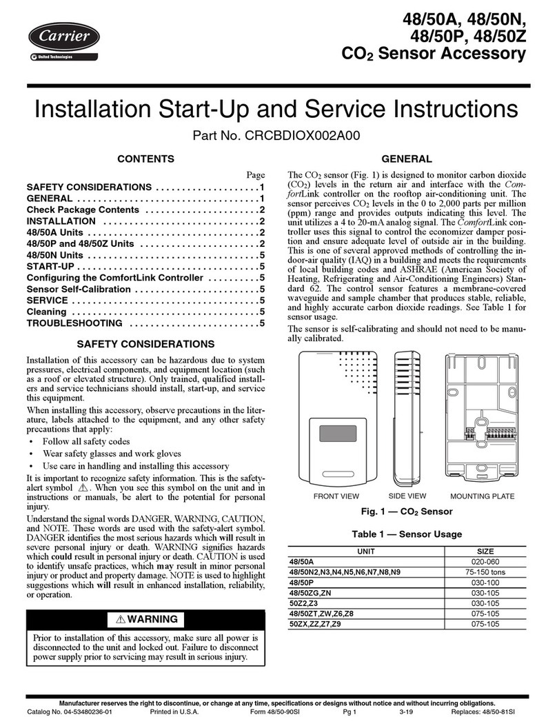 Carrier HH99ZZ019 Operating instructions