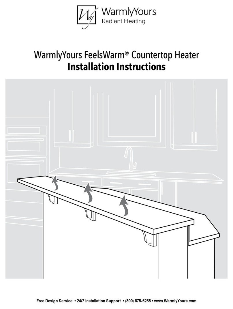 WarmlyYours FeelsWarm installation instructions WarmlyYours FeelsWarm installation instructions