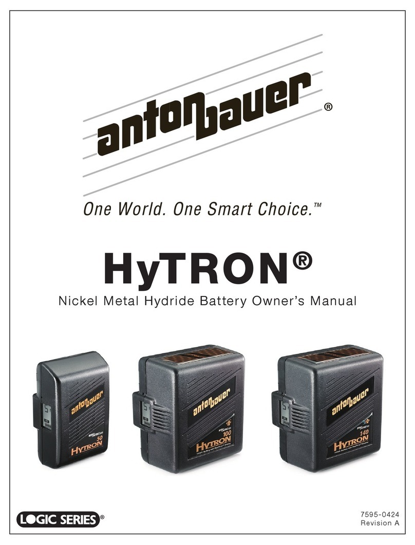 Anton/Bauer Logic series User manual Anton/Bauer Logic series User manual