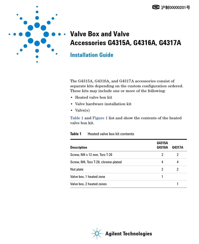 Agilent Technologies G4315A User manual