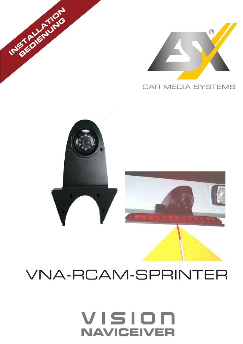 ESX VNA-RCAM-SPRINTER User manual