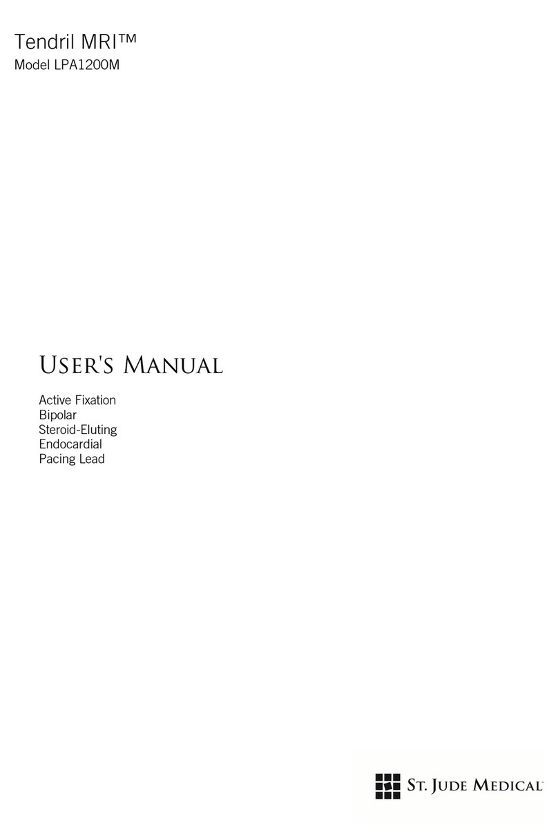 St. Jude Medical Tendril MRI LPA1200M user manual