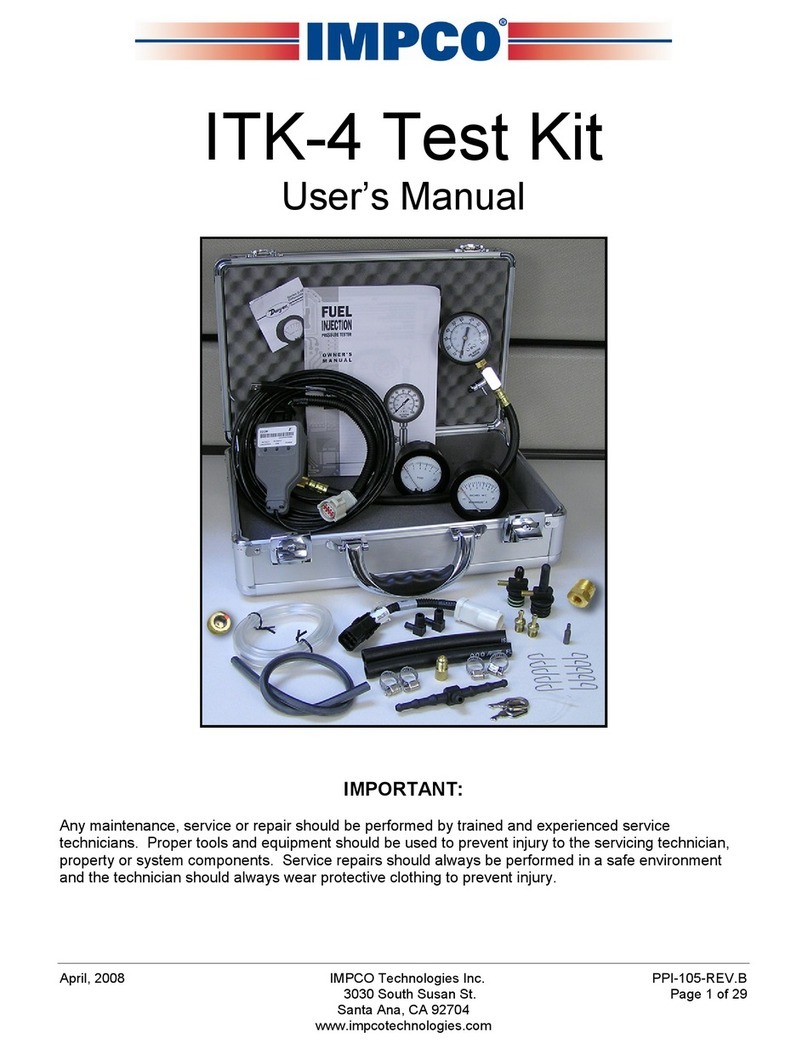 Impco ITK-4 user manual