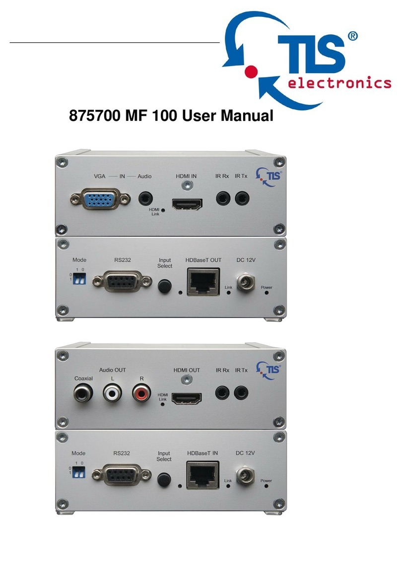 TLS 875700 MF100 user manual