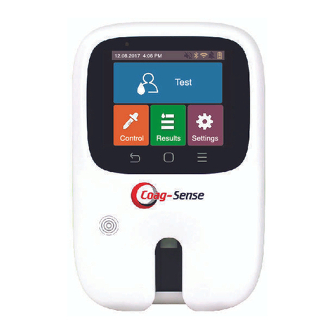 CoaguSense Coag-Sense PT/INR user manual