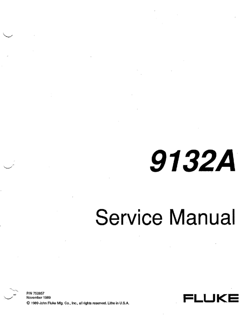 Fluke 9132A User manual