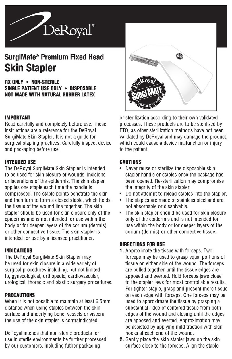 DeRoyal SurgiMate User manual