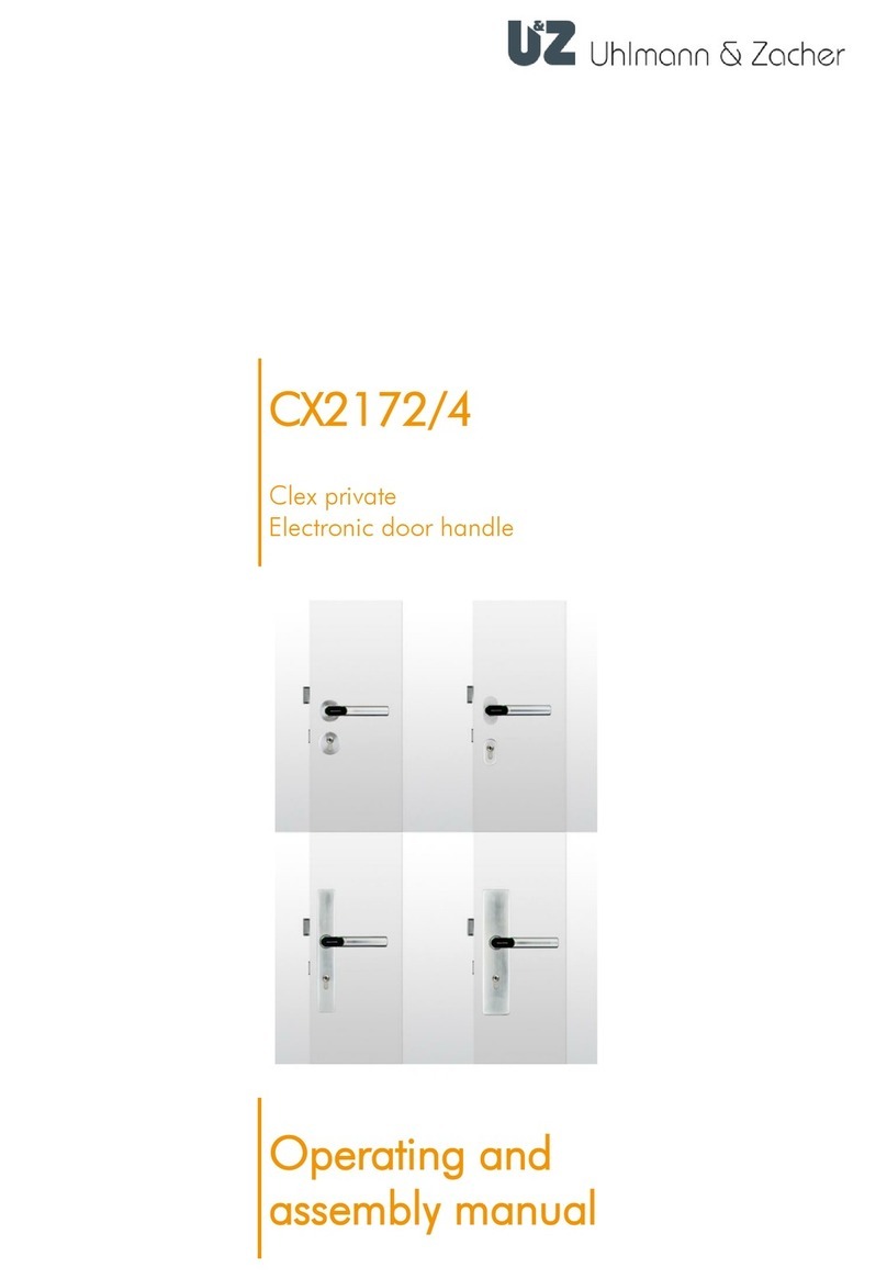 uhlmann & zacher CX2172 Operating and assembly manual uhlmann & zacher CX2172 Operating and assembly manual