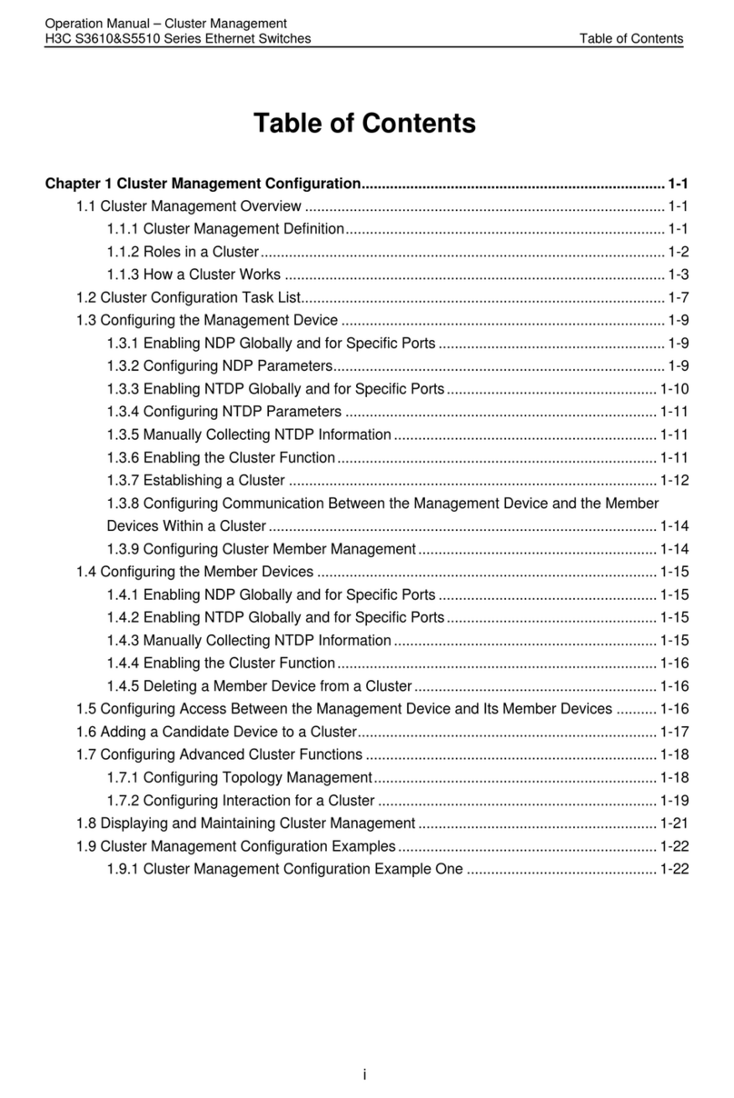 H3C S5510 Series User manual
