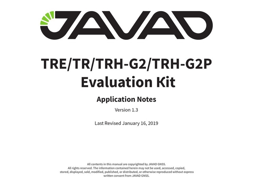Javad TRE-G2 Series Application notes