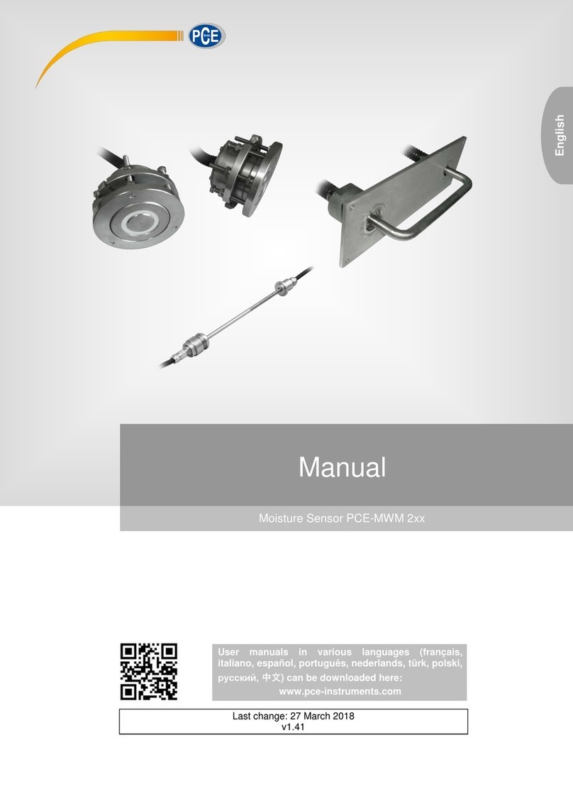 PCE Instruments PCE-MWM 2 Series User manual