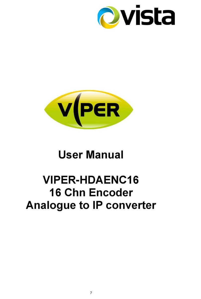 Vista VIPER-HDAENC16 user manual