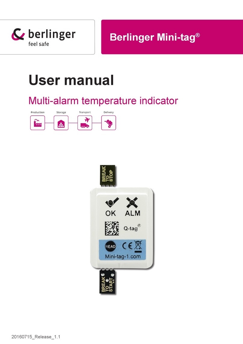 berlinger Mini-tag User manual berlinger Mini-tag User manual