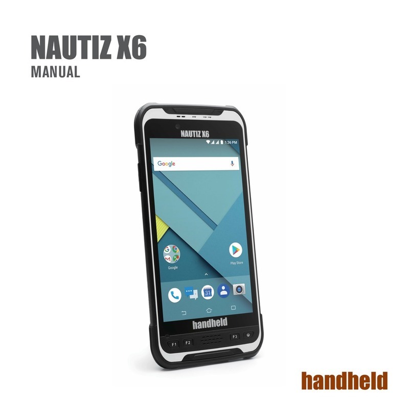HandHeld NAUTIZ X6 User manual