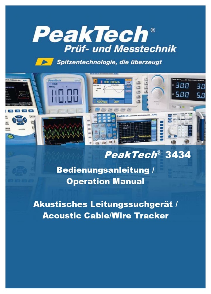PeakTech 3434 Operation manual