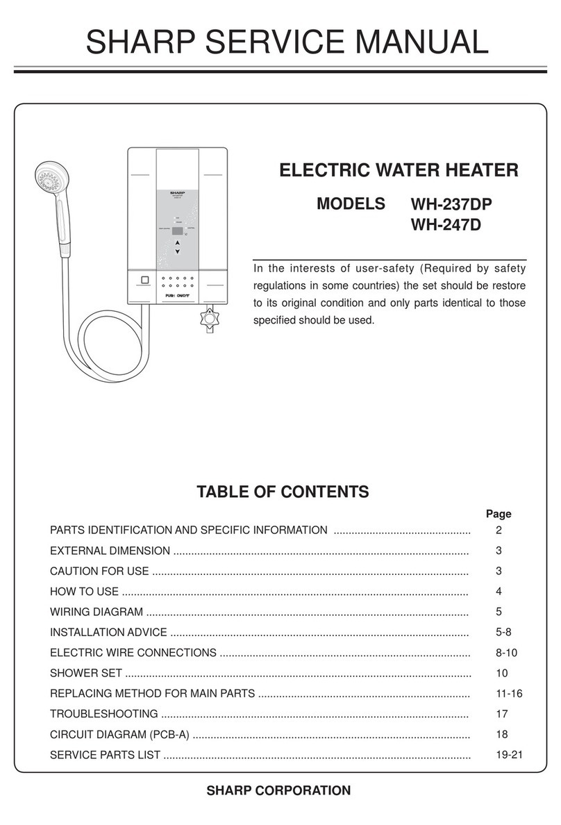 Sharp WH-237DP Service manual