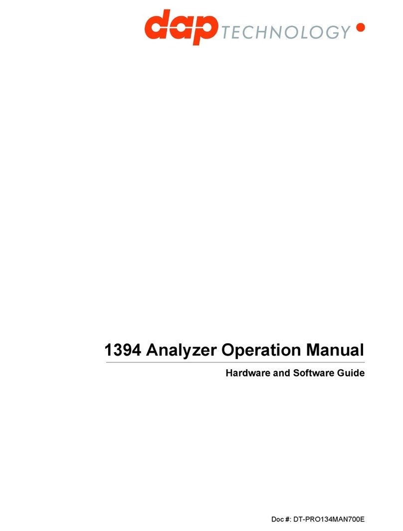 DAP Technologies 1394 Operation manual