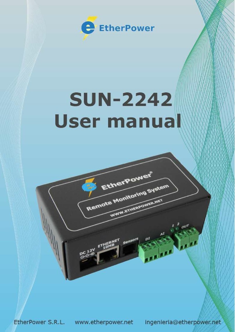 EtherPower SUN-2242 user manual
