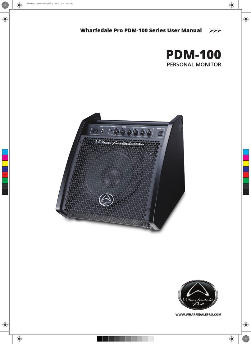 Wharfedale Pro PDM-100 Series user manual