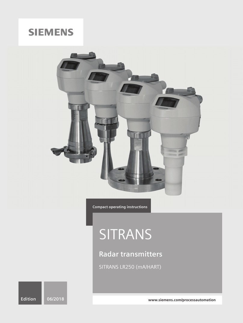 Siemens Sitrans LR250 Administrator guide