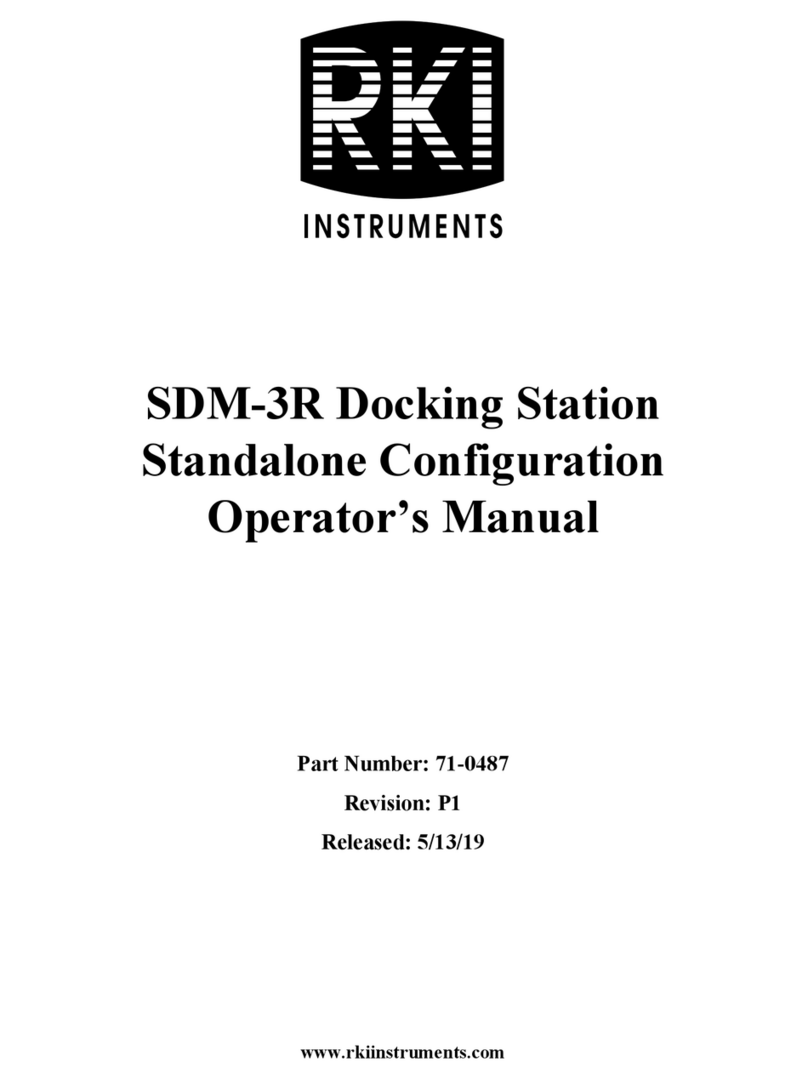 RKI Instruments SDM-3R User manual