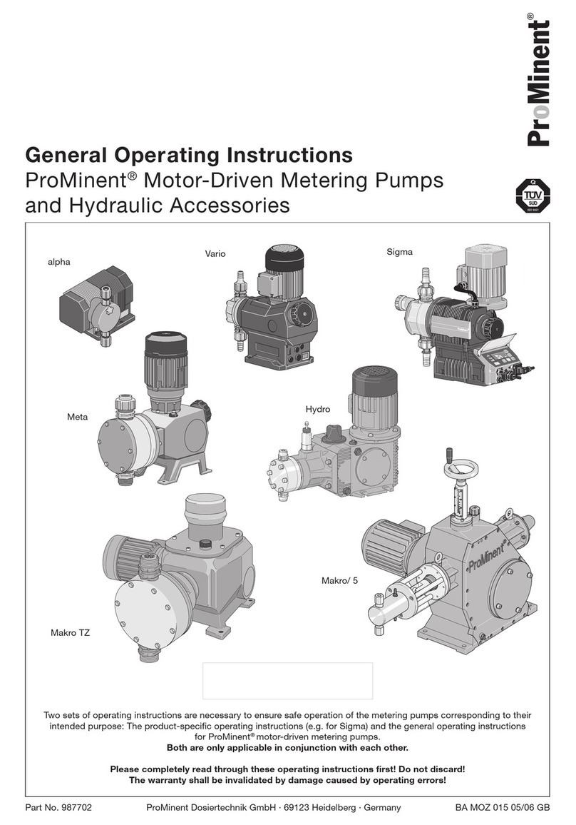 ProMinent alpha Series General operating instructions