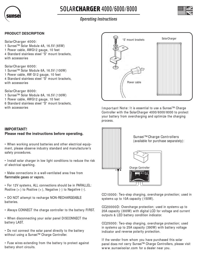 sunsei SolarCharger 4000 operating instructions