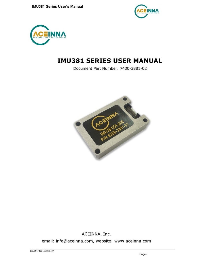 Aceinna IMU381 SERIES user manual