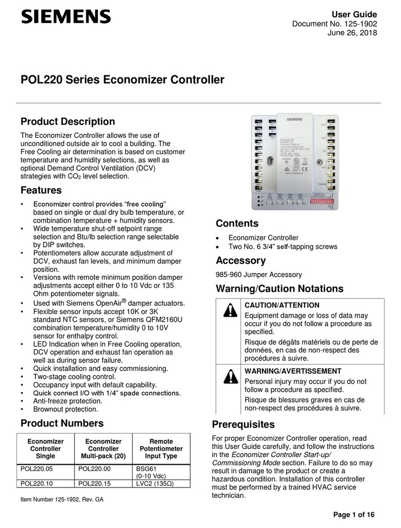 Siemens POL220 Series User manual
